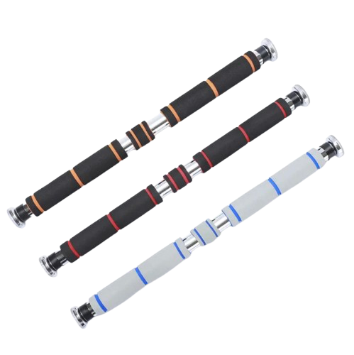 Barre de Traction de Porte Sans Perçage – Réglable, Installation Facile – Poignées Antidérapantes – Entraînement Haut du Corps, Triceps, Dorsaux, Abdominaux – Supporte Jusqu’à 100 kg