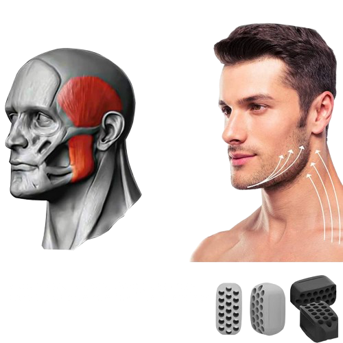 Appareil de Musculation Mâchoire pour Homme & Femme - Jawline Exerciser en Silicone Alimentaire