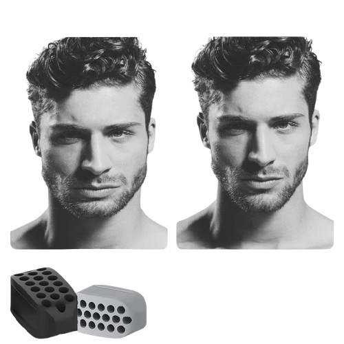 Appareil de Musculation Mâchoire pour Homme & Femme - Jawline Exerciser en Silicone Alimentaire
