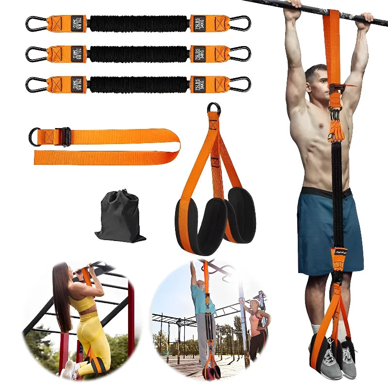 Pull up Assistance Bands Set Resistance Strap for Assist Men Women Hanging Training Chin-Up Workout Body Stretching Auxiliary